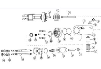 Intensifier Assembly STREAMLINE SL-VI PRO III 60 UHP WATERJET 