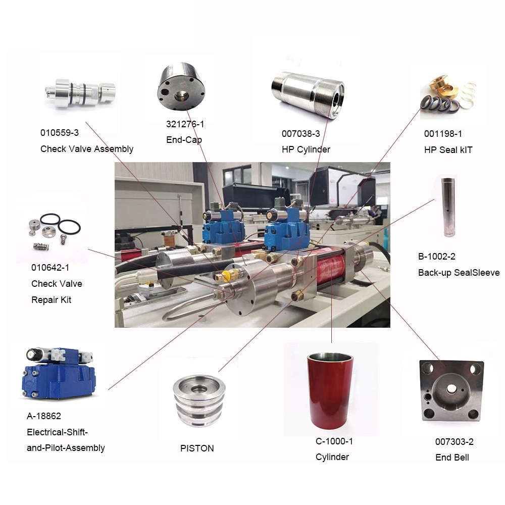 010561-1 Piston assy  60k flow spare parts flow parts