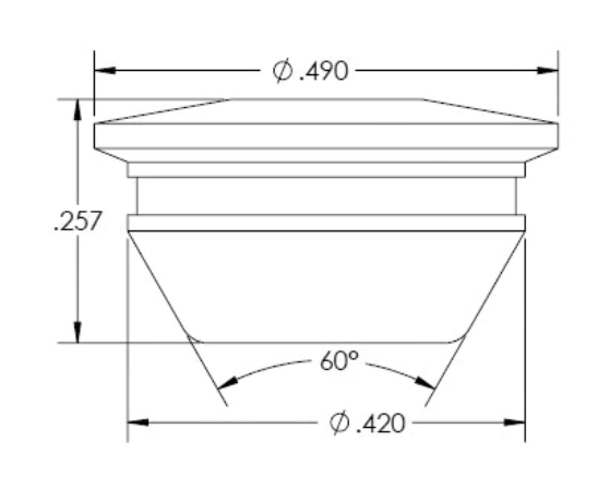 014201-XX 014155-XX Waterjet Orifice –Flow ECL Style Orifices 