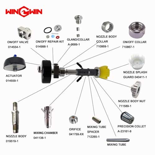 046145-2 F-LOW Waterjet Cutting Head