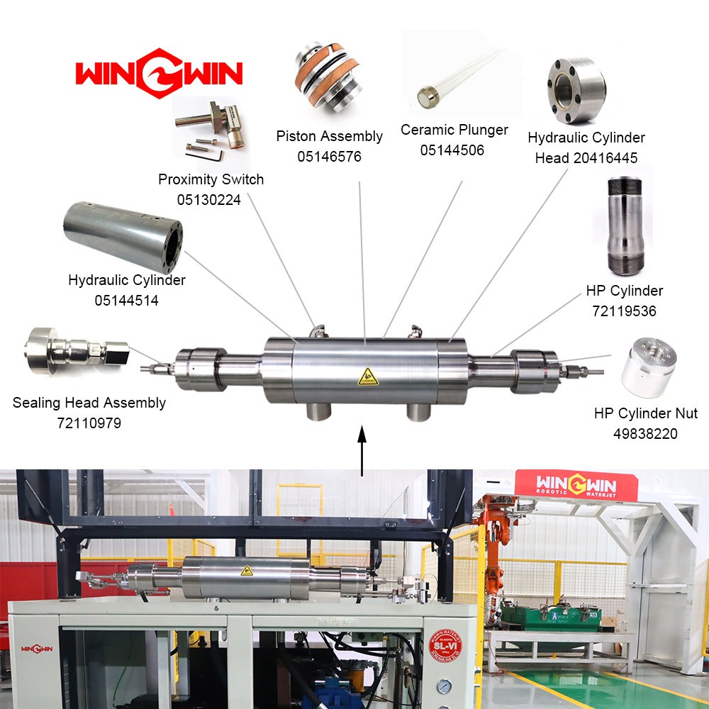 05145941 heat exchanger for 100HP waterjet cutting pump 