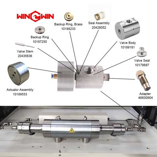  100HP waterjet intensifier pump parts