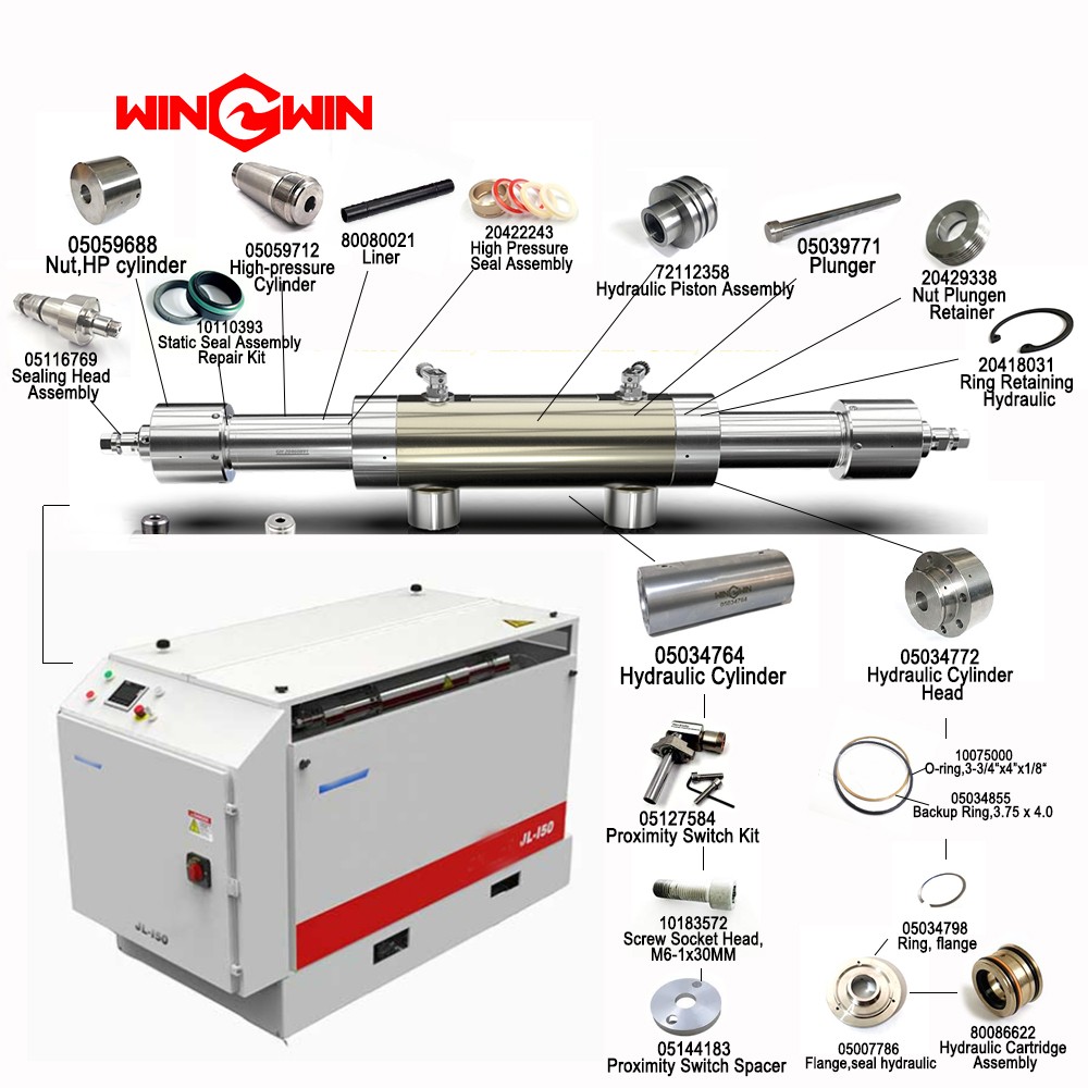 10110393 Static Seal Assembly Repair Kit water jet cutting machine 