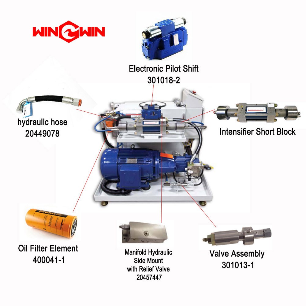 20427739 pneumatic valve actuator for waterjet intensifier pump  