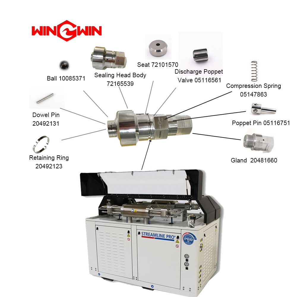 20451557 UHP adapter for 90000psi waterjet pump   