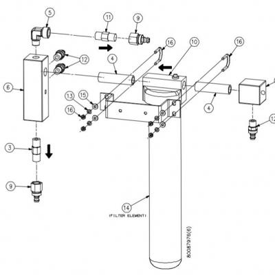 Manifold LP Inlet SLIV KMT pump parts