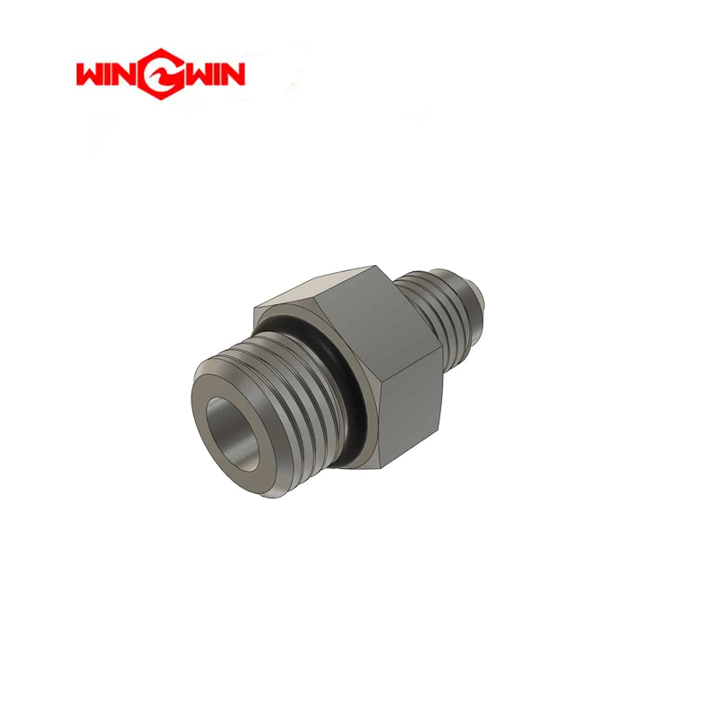 49876089 Adapter, JIC/ORB, .25 x .25