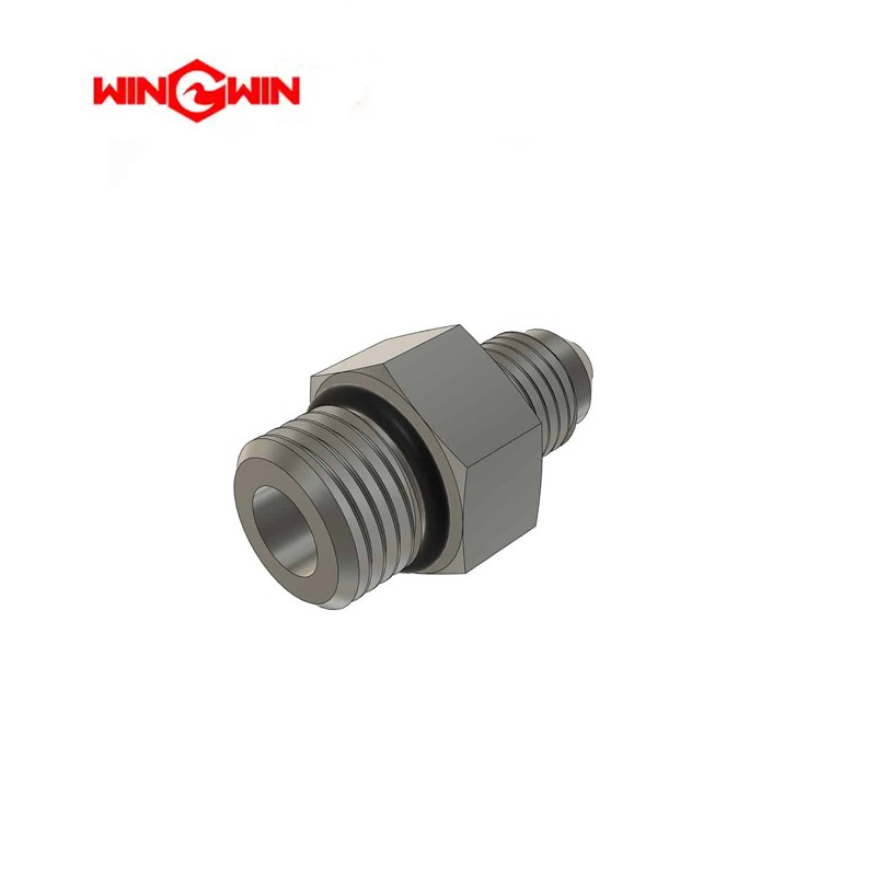 49876089 Adapter, JIC/ORB, .25 x .25