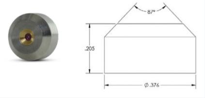 Diamond orifice water jet Flow waterjet parts