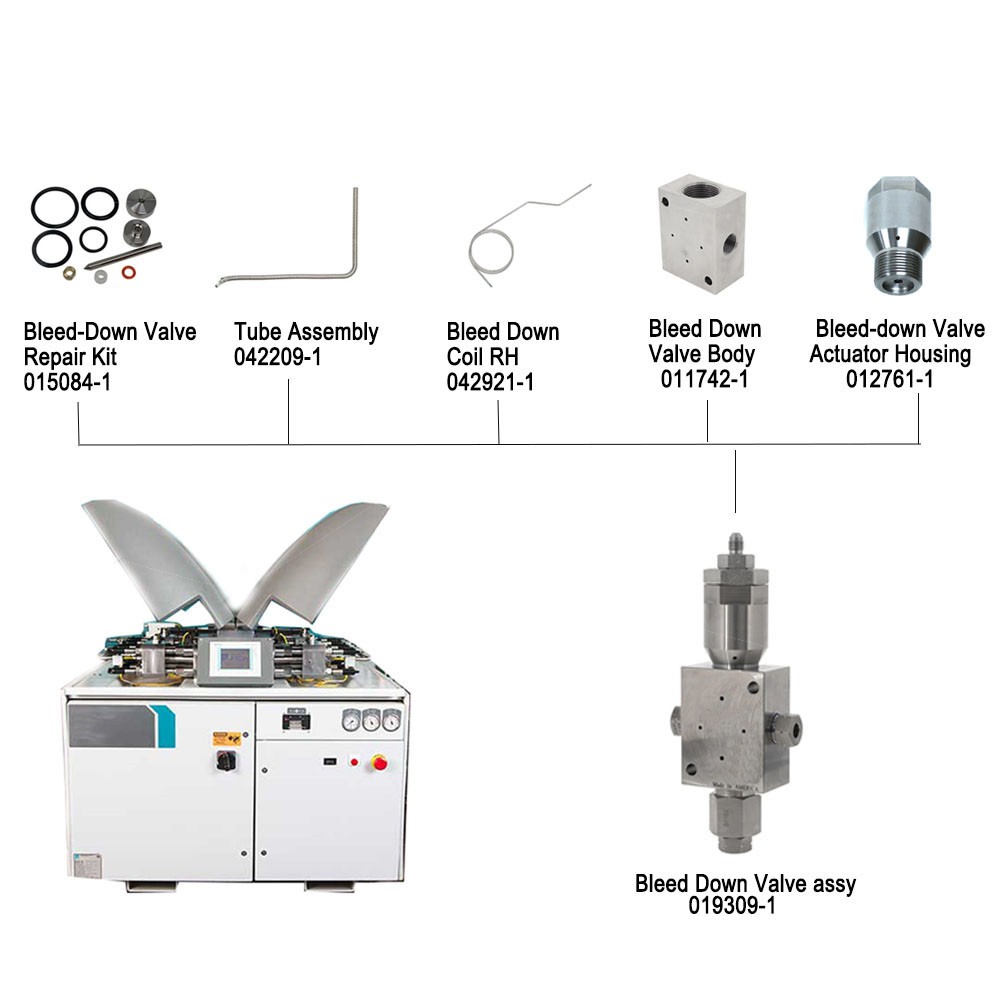 Water Jet Stone Cutting Machine End Cap 014817-1