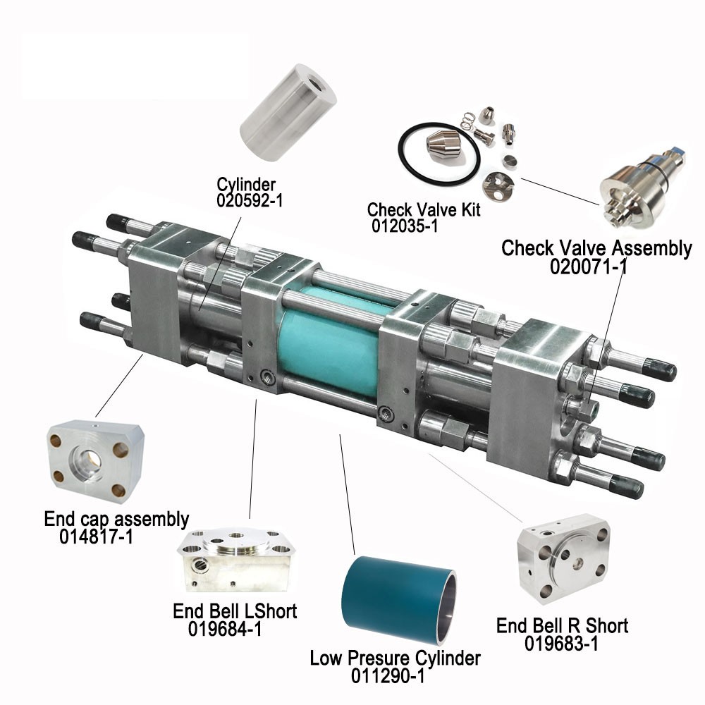 Abrasive Water Jet Cutting Machine Part High Pressure Cylinder 020592-1