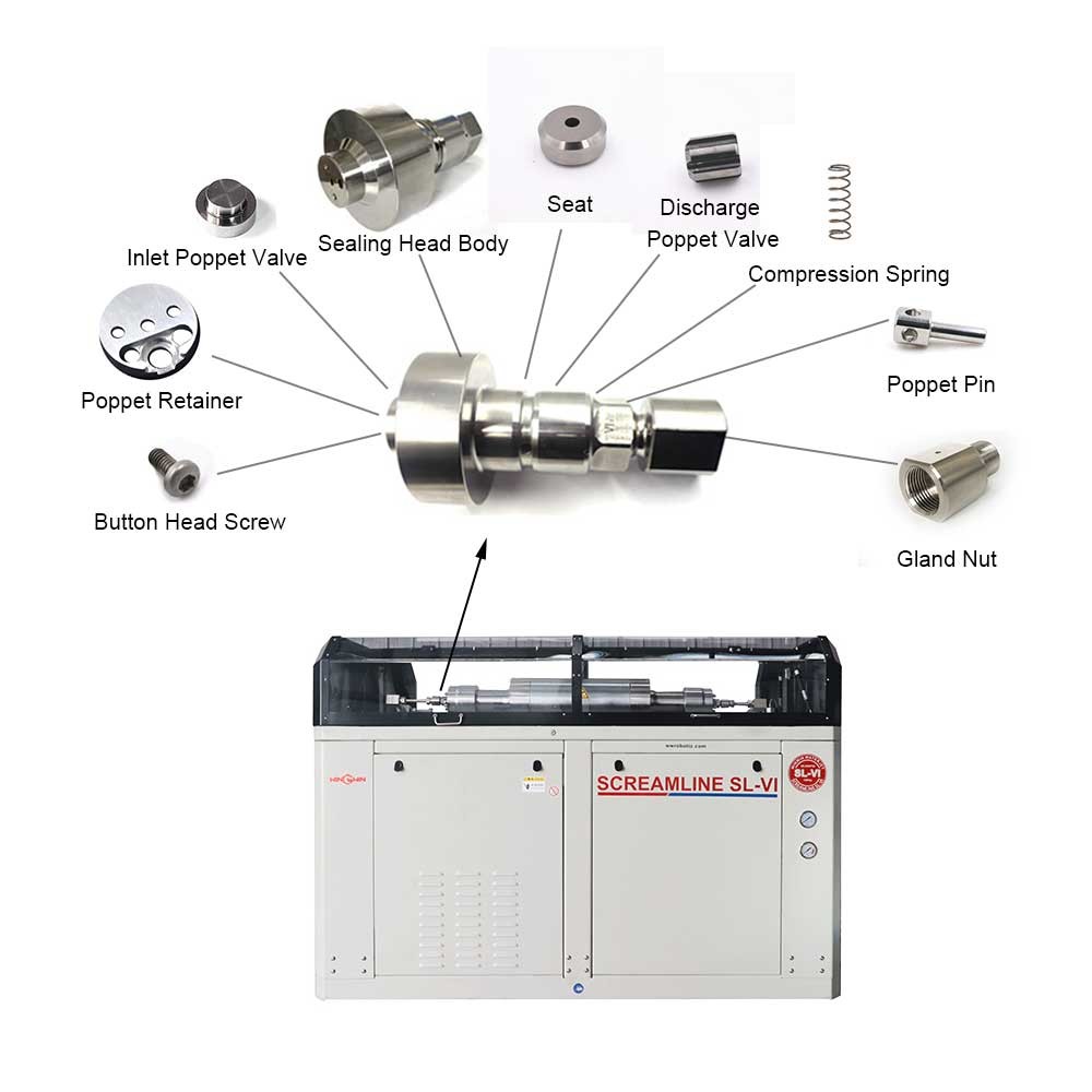 Waterjet Spare Part Hydraulic Cylinder Head 20416445