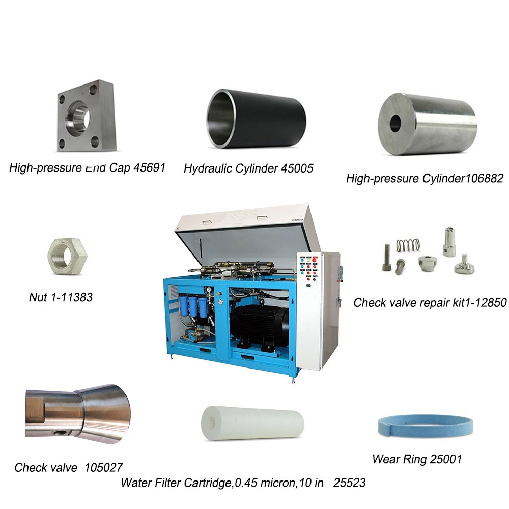 Jet edge parts Waterjet intensifier pump parts