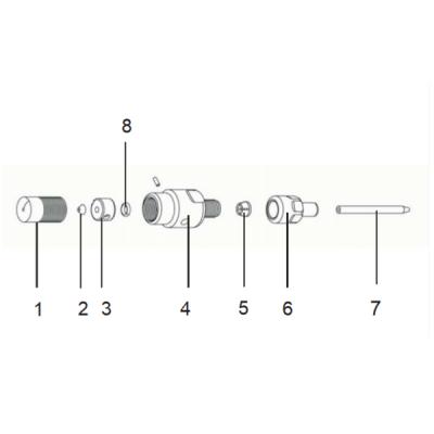 Sp5 Cutting head Dardi Sp5 waterjet parts