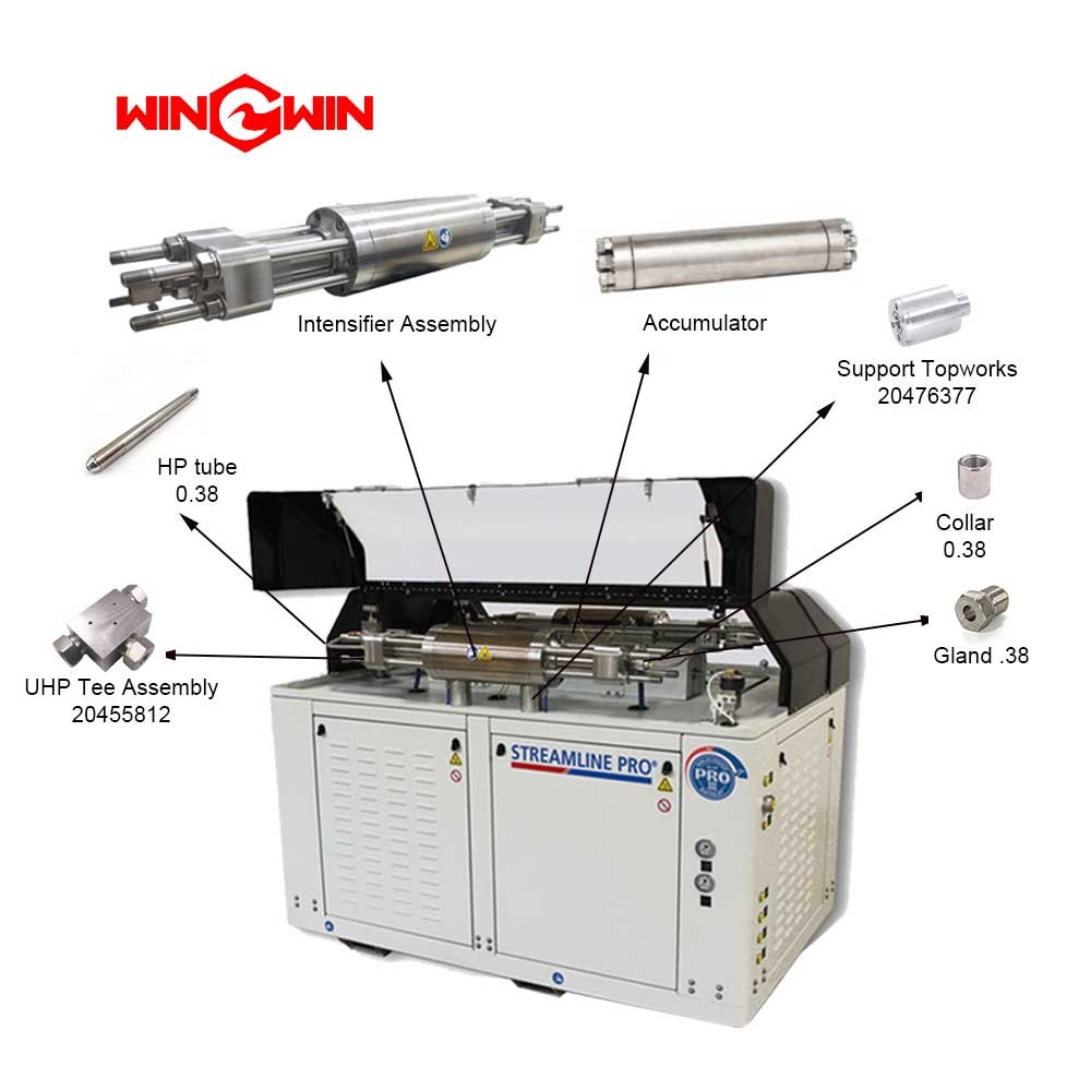 actuator body for 90000psi waterjet pump  