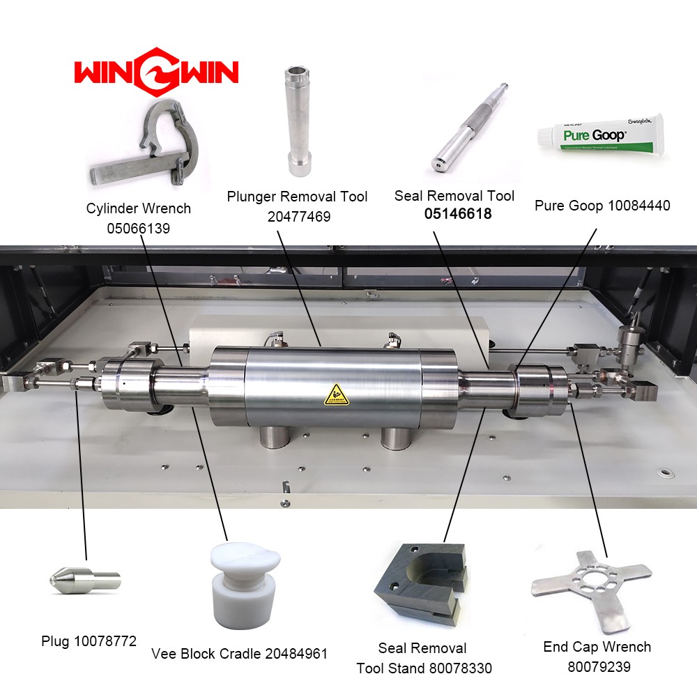 Cutting head assembly waterjet cutting