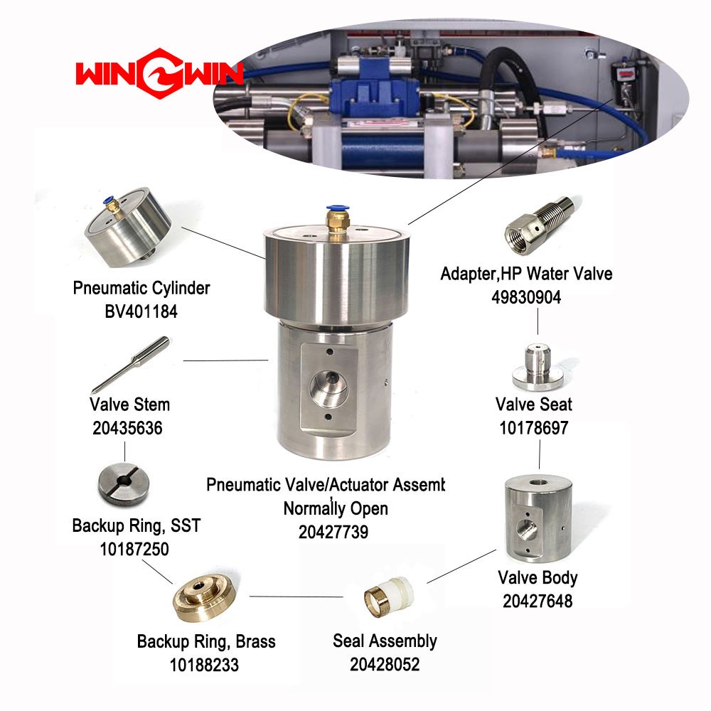 oil heat sensor for waterjet intensifier pump