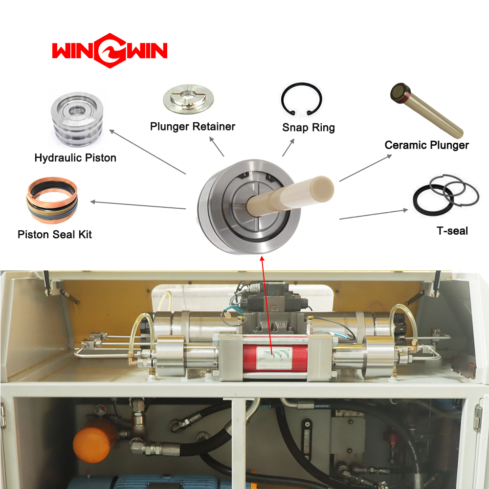 JTS waterjet intensifier pump,JTS waterjet spare parts,JTS cutting head,JTS waterjet coils.